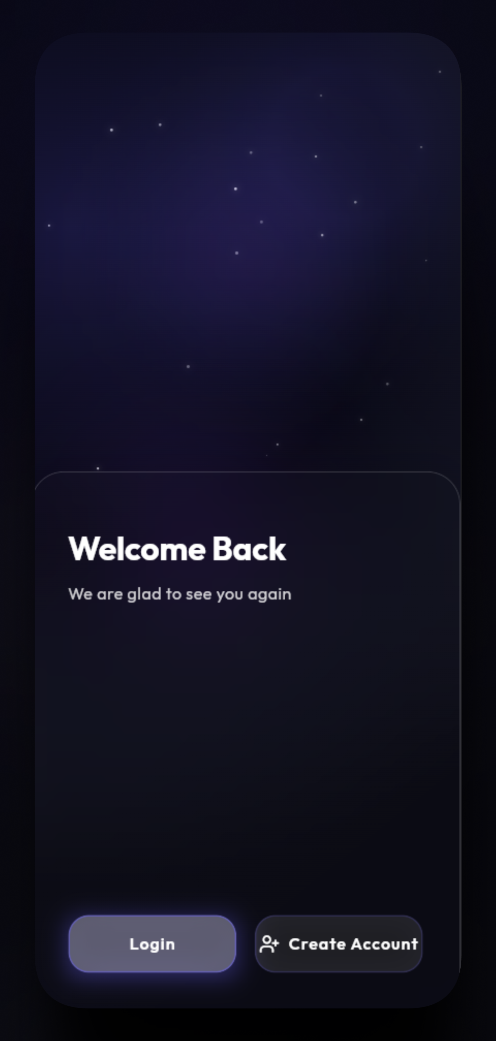 Welcome Screen
